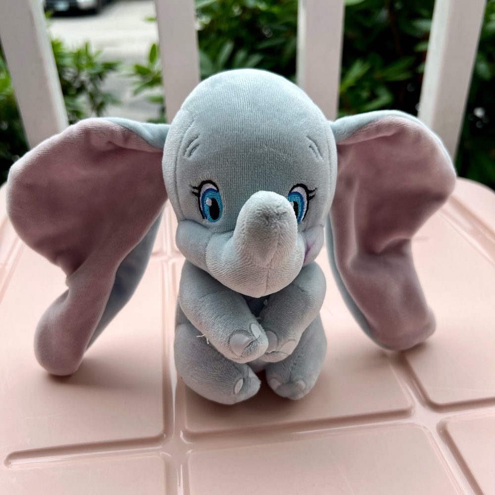 Adorable Gray Elephant Plush Toy